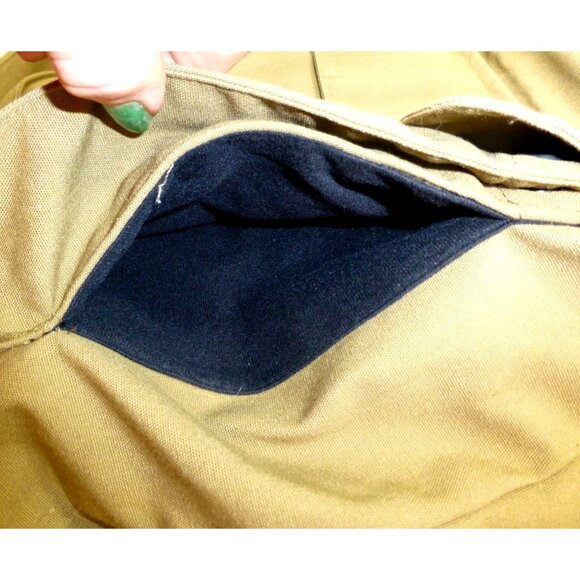 Gander Mountain Mens Hunting Vest Large Orange & Brown Polyester Cotton Pockets - Picture 13 of 16